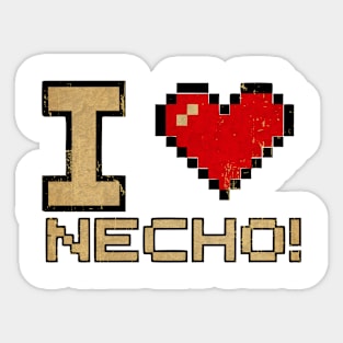 i love necho #12 Art Drawing in kite Sticker